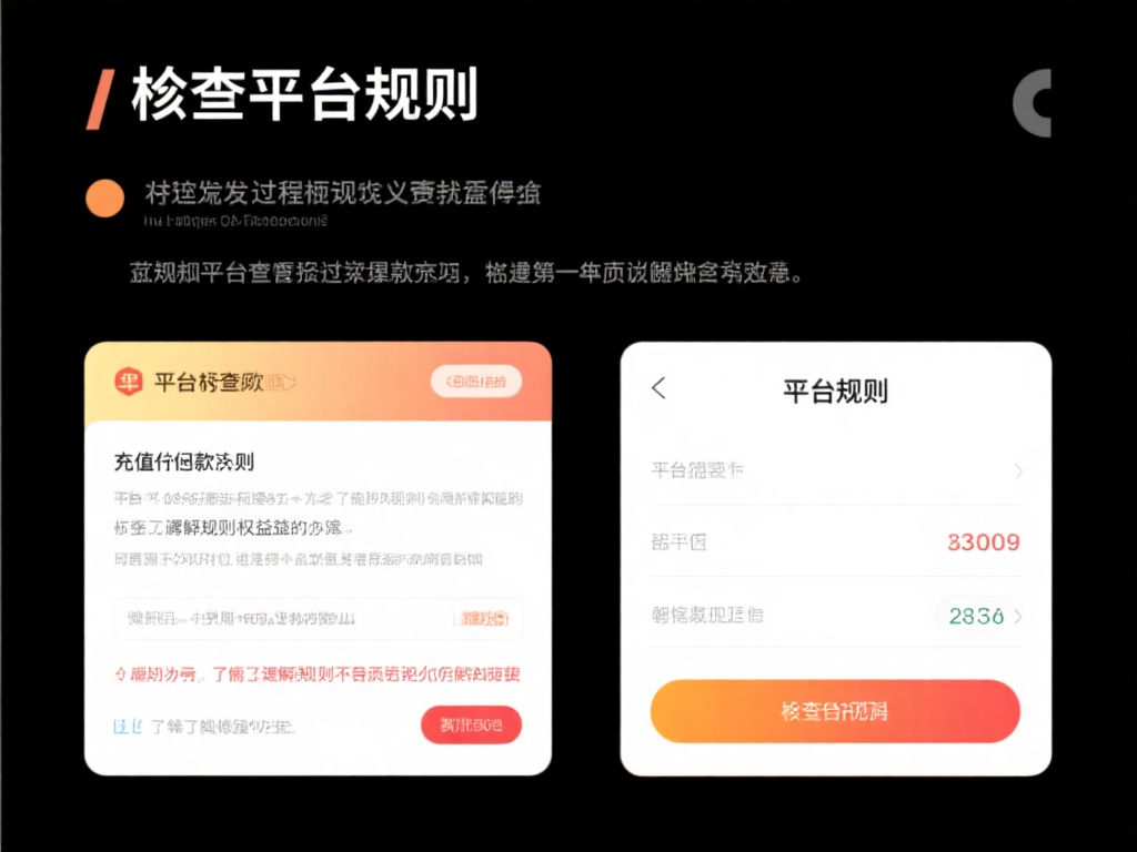 核对平台规则：在处理过程中，建议仔细阅读平台的充值
